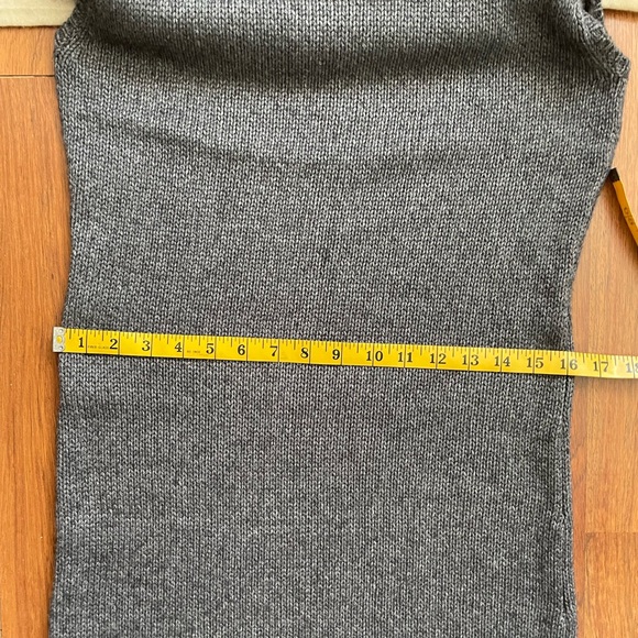 Pink Tartan wool blend sweater dress w/angora trim - Picture 11 of 13